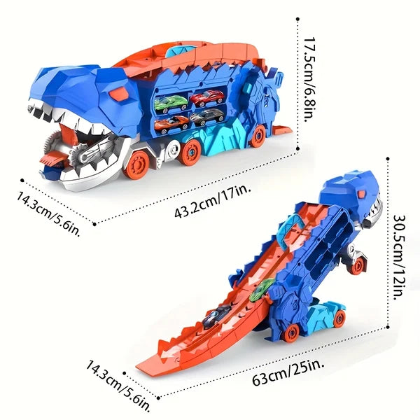 🚗 Transport Dinosaur Truck with Foldable Sliding